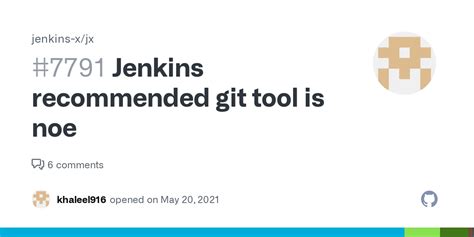 3, Go to Manage jenkins -> Global tool configuration -> Git. . Jenkins the recommended git tool is none